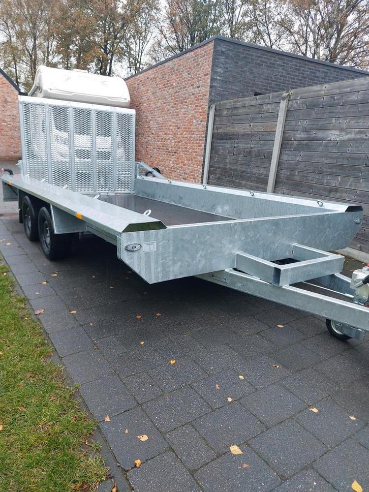 Machinetransporters, Kippers,  plateau aanhangwagens, Auto diversen, Aanhangers en Bagagewagens, Ophalen