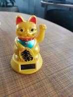 Maneki Neko Geluk Kat - ogen open 12 cm, Huis en Inrichting, Ophalen of Verzenden, Zo goed als nieuw