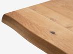 Massief eikenhouten eettafelset + 4 stoelen en fauteuils, Huis en Inrichting, Tafels | Eettafels, Ophalen, Zo goed als nieuw, Eikenhout