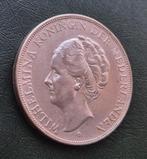 Nederland  2 1/2 Gulden 1938 zilver  Wilhemina, Enlèvement ou Envoi, Autres pays, Monnaie en vrac, Argent