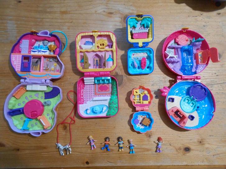 Polly Poket Mattel 5 minis maisons boîtes poupées LOT, Enfants & Bébés, Jouets | Poupées, Utilisé, Enlèvement