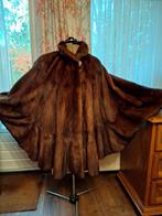 Nerts jas bontjas CAPE model, Ophalen, Bruin, Maat 42/44 (L), Nerts