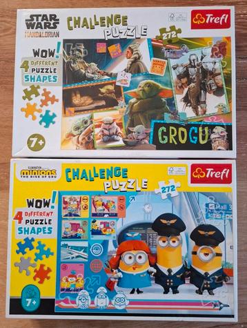 2 Trefl challenge puzzels van 272 stuks  beschikbaar voor biedingen