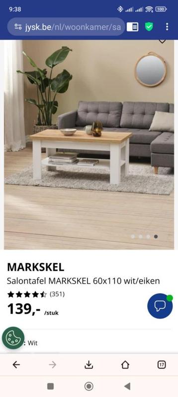 salontafel 2 maand oud nieuwprijs 140€ beschikbaar voor biedingen