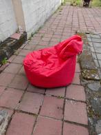 Pouf rouge, Maison & Meubles, Sièges-poires, Enlèvement, Utilisé, Rouge, Pouf