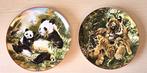 2 decoratieve borden, Ophalen of Verzenden, Zo goed als nieuw, Porselein, Bord(en)