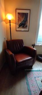 Club fauteuil leer, H&H, Ophalen, Zo goed als nieuw, Leer