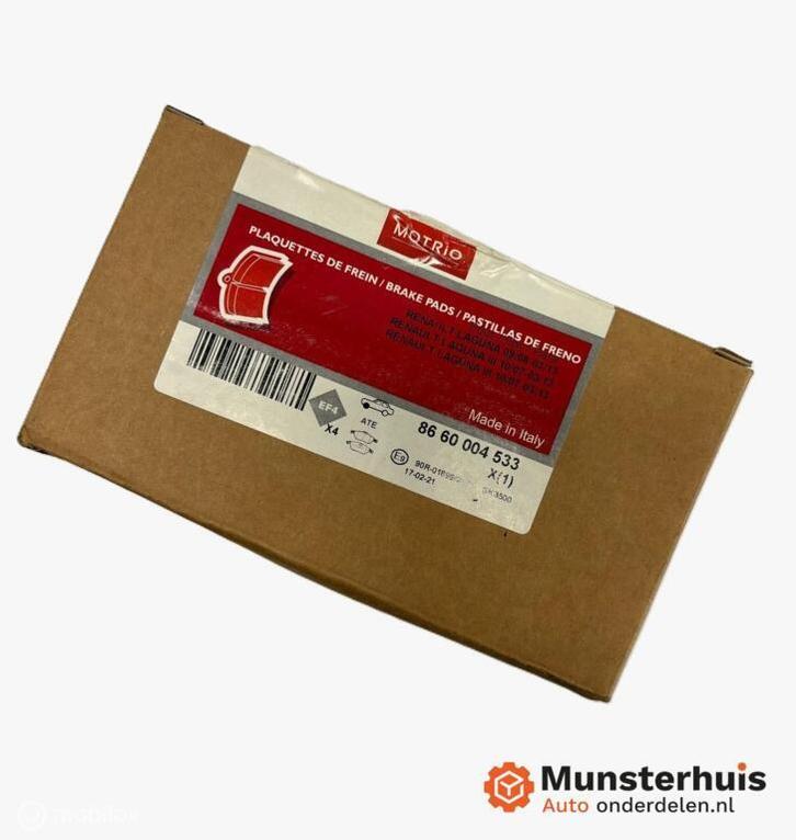 Remblokset origineel Renault Laguna III ('07-'15) 8660004533, Autos : Pièces & Accessoires, Freins & Transmission, Renault, Neuf