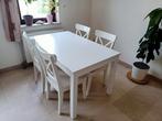 Buffet et table avec rallonge + 4 chaises Ikea, Maison & Meubles, Tables | Tables à manger, Comme neuf, Enlèvement