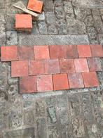 Lot antieke terracotta terras tegels, Tuin en Terras, Ophalen