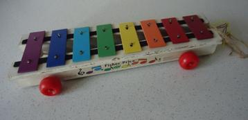 Vintage "Muziekxylofoon" in hout van Fisher Price. disponible aux enchères