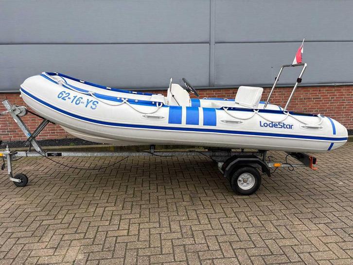 Lodestar RIB 410 open Speedboot - 2012 inc. trailer, Watersport en Boten, Speedboten, Gebruikt, Overige brandstoffen