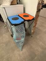 Dubbele vuilzak houder, Ophalen, Gebruikt, Metaal