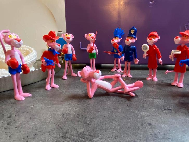 PINK PANTHER - KINDER 1989 - FENCER PINK, Verzamelen, Speelgoed, Nieuw, Ophalen of Verzenden