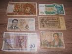 lot 6 anciens billets de banque differents pays, Timbres & Monnaies, Billets de banque | Europe | Billets non-euro, Enlèvement ou Envoi