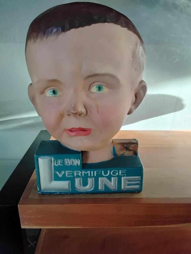 Plâtre buste puplicitaire, Collections, Marques & Objets publicitaires, Envoi