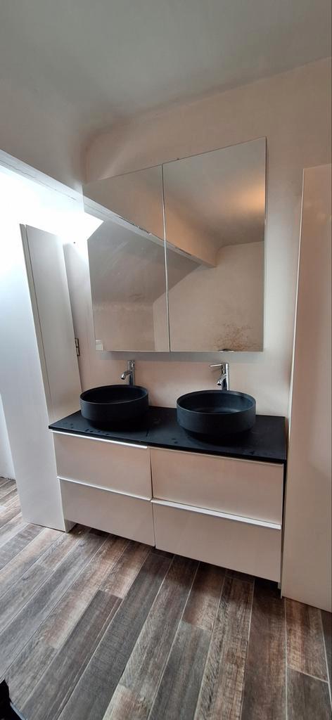 Meuble double vasque, 2 colonnes et baignoire, Maison & Meubles, Salle de bain | Meubles de Salle de bain