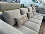 GRATIS LEVERING HEEL BE Montel Grijs Stoffen Hoekbank, Huis en Inrichting, Zetels | Zetels, Hoekbank, 300 cm of meer, Ophalen of Verzenden