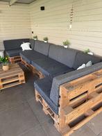 Loungeset XL met kussens op maat, Tuin en Terras, Ophalen, Zo goed als nieuw, 6 zitplaatsen, Loungeset