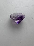 (G) Amethist Punt – Helder Paars, Veel Insluitsels – steen, Handtassen en Accessoires, Edelstenen, Verzenden, Zo goed als nieuw