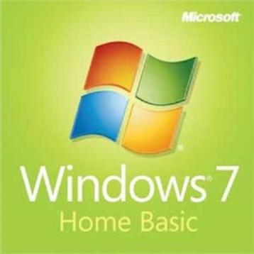 Microsoft Windows 7 Familiale Basique (Home Basic) SP1 - Clé