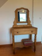 houten antieke kaptafel, Huis en Inrichting, Tafels | Kaptafels, Ophalen, Gebruikt, 100 tot 150 cm, 50 tot 100 cm