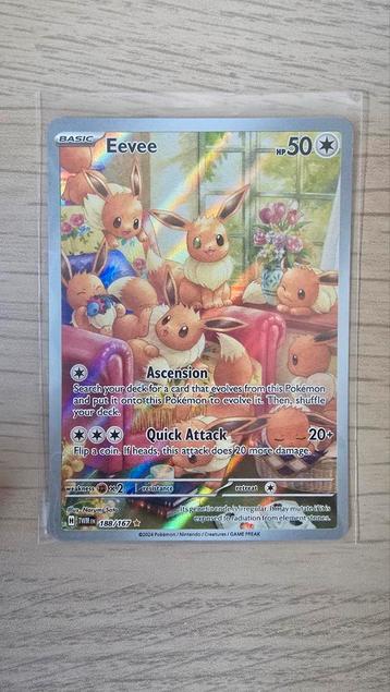 Pokemon Twilight Masquerade #188 Eevee beschikbaar voor biedingen