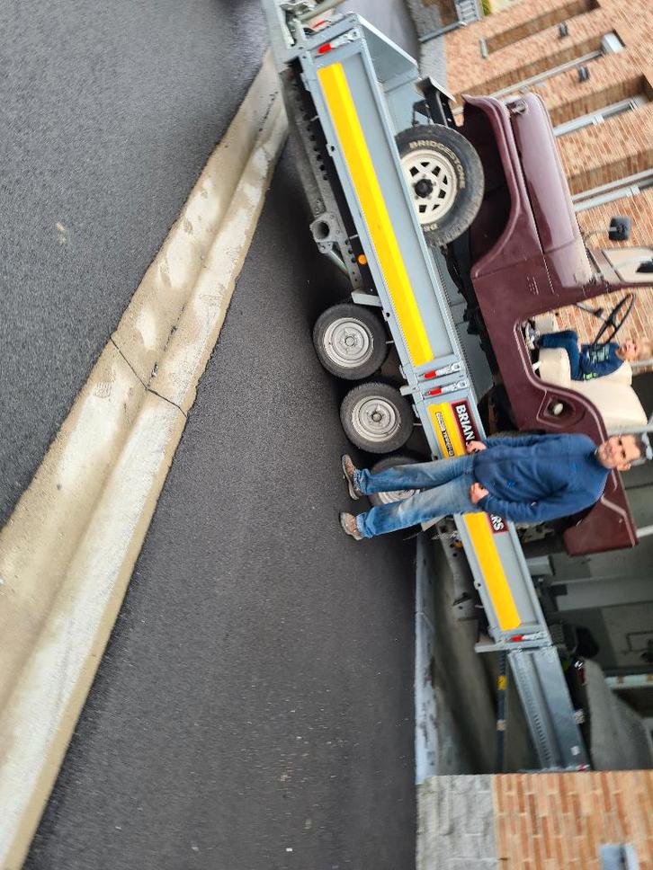 Benne basculante Brian James à forte portance, Autos : Divers, Remorques, Utilisé, Enlèvement