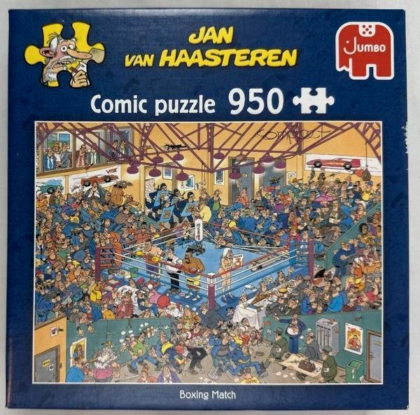Jan van Haasteren Puzzel 950 st. Bokswedstrijd boxing match, Hobby en Vrije tijd, Denksport en Puzzels, Zo goed als nieuw, Verzenden