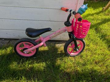 Loopfietsje - roze beschikbaar voor biedingen