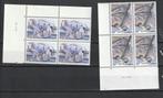 Belgie 2119/2120 in blok van 4 ** postfris, Postzegels en Munten, Postzegels | Europa | België, Verzenden, Postfris