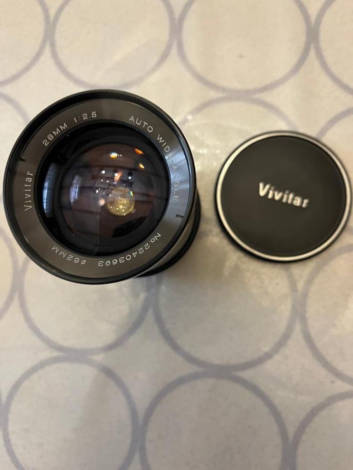 Objectif Vivitar grand angle 28mm, TV, Hi-fi & Vidéo, Photo | Lentilles & Objectifs, Comme neuf, Objectif grand angle, Enlèvement