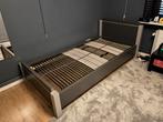 Eenpersoonsbed + bijhorende lattenbodem, Huis en Inrichting, Slaapkamer | Bedden, Ophalen, 90 cm, Eenpersoons, Zo goed als nieuw