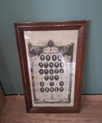 Oude Prent W01 Staden, Antiek en Kunst, Ophalen