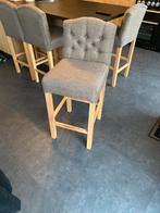 Landelijke Barkruk grijs, Ophalen, Gebruikt, Met voetsteun, 60 tot 90 cm