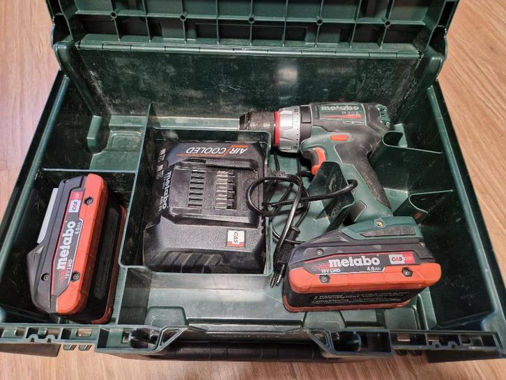 Metabo18 Volt Accu Schroef en klopboormachine, Doe-het-zelf en Bouw, Gereedschap | Boormachines, Zo goed als nieuw, Boor- en Schroefmachine