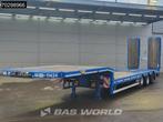 Broshuis 3ASD-18-30/0 Lift + Steering Axle Hydraulic Ramps, Auto's, Vrachtwagens, Stof, Blauw, Overige brandstoffen, Bedrijf