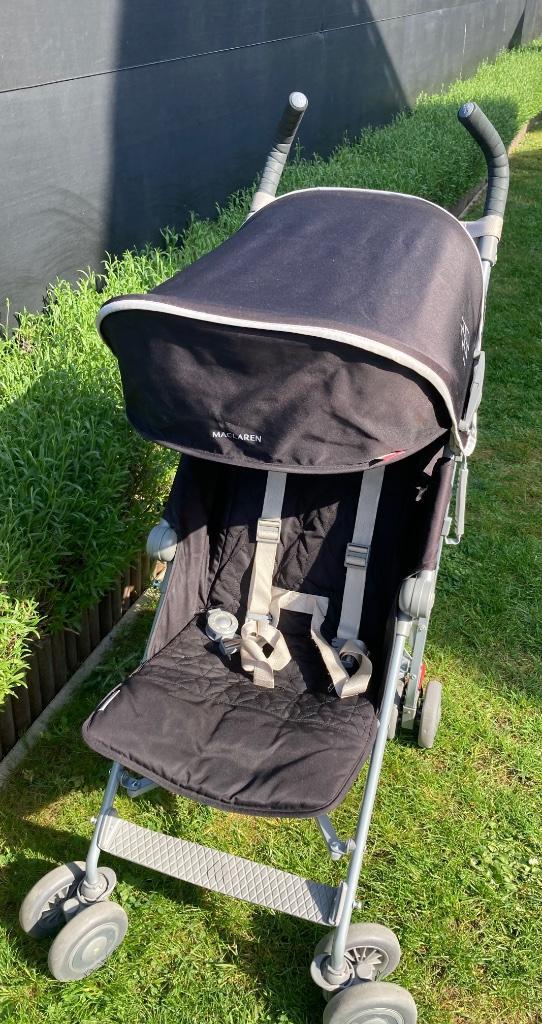 Buggy McLaren, Kinderen en Baby's, Buggy's, Gebruikt, Maclaren, Regenhoes, Verstelbare rugleuning, Voetenzak, Zonnekap, Ophalen