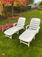 2 Ligzetels Curver, Tuin en Terras, Ophalen, Zo goed als nieuw, Kunststof, Verstelbaar