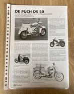 Map met diverse info Puch DS 50 bromfietsen / Brommers, Fietsen en Brommers, Ophalen of Verzenden, Zo goed als nieuw