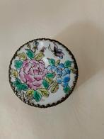 Vintage verzilverd chinees juwelen doosje, Antiek en Kunst, Ophalen of Verzenden