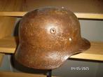 WW2: Duitse helm -Grondvondst in goede staat!, Ophalen of Verzenden, Landmacht, Helm of Baret