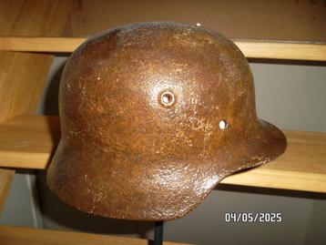 WW2: Duitse helm -Grondvondst in goede staat! beschikbaar voor biedingen