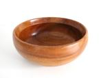 Vintage houten schaal, Huis en Inrichting, Gebruikt, Schaal, Rond, Ophalen of Verzenden