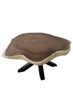 Ronde boomstamtafel + /- 150, Huis en Inrichting, Tafels | Eettafels, 150 tot 200 cm, Nieuw, Ophalen of Verzenden, Vijf personen of meer