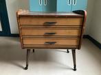 vintage ladekastje, 3 ou 4 tiroirs, Moins de 100 cm, Vintage, Enlèvement