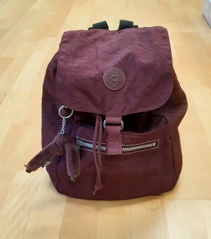 Kipling rugzakje paars/bordeaux, Handtassen en Accessoires, Tassen | Rugtassen, Kipling, Ophalen of Verzenden