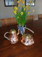 bouilloire et cafetière en cuivre rouge antique, Enlèvement, Cuivre