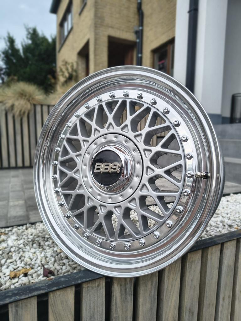 Set BBS rm012 état neuf 4x100, Enlèvement, 15 pouces, Pneu(s)