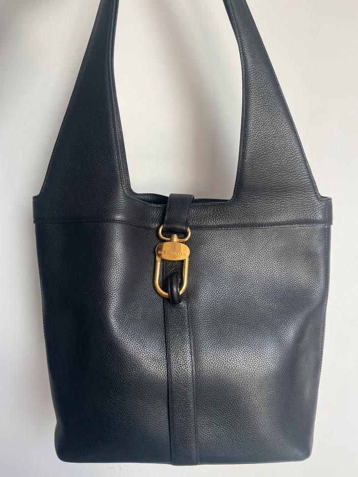 Sac Delvaux Liaison cuir noir, Bijoux, Sacs & Beauté, Sacs | Sacs Femme, Noir, Enlèvement ou Envoi